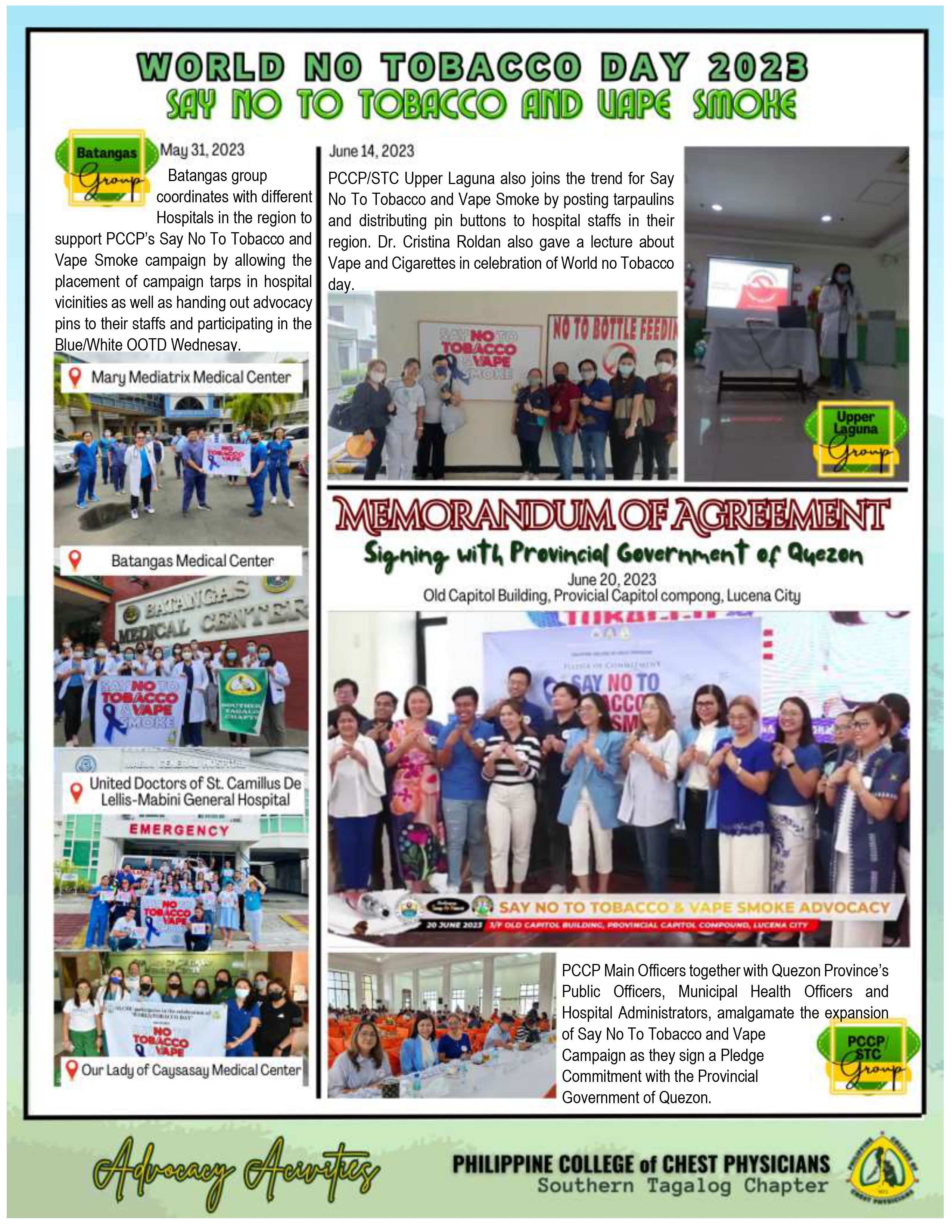 Southern Tagalog Chapter of The Philippine College of  Chest Physicians (PCCP)